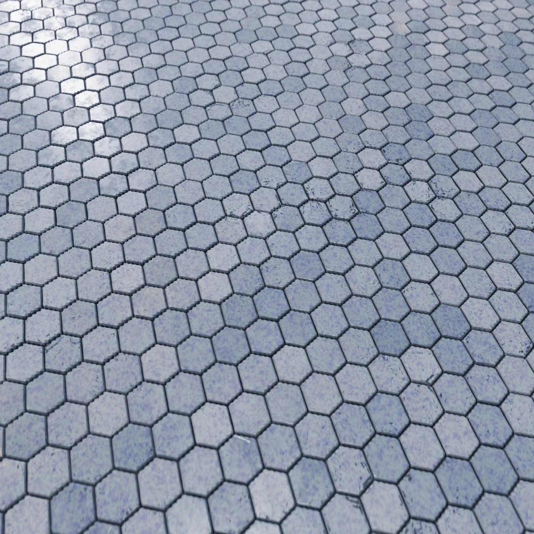 Modern Slate Hexagon Texture