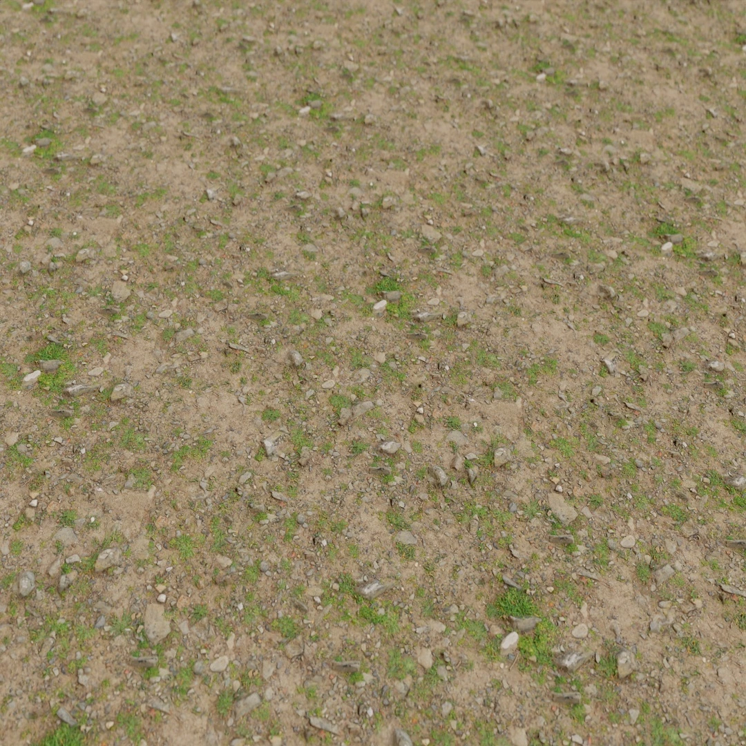 Mossy Ground Stone Texture