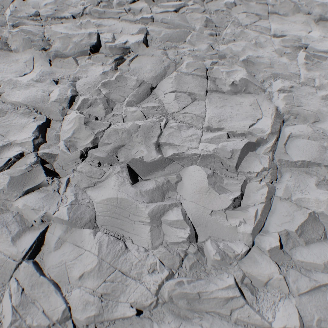 Mossy Volcanic Rock Ground Texture