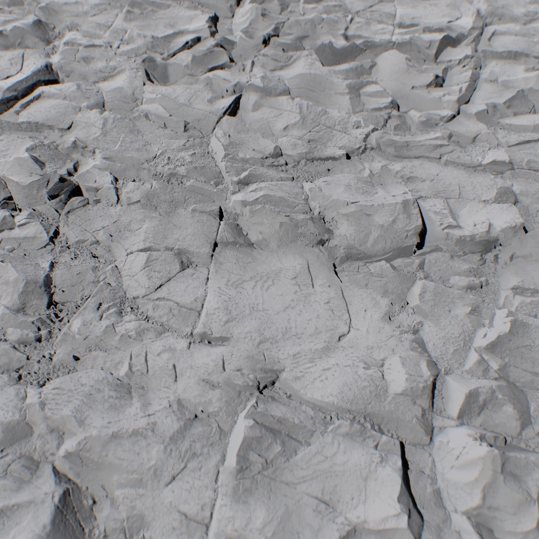 Mossy Volcanic Rock Ground Texture