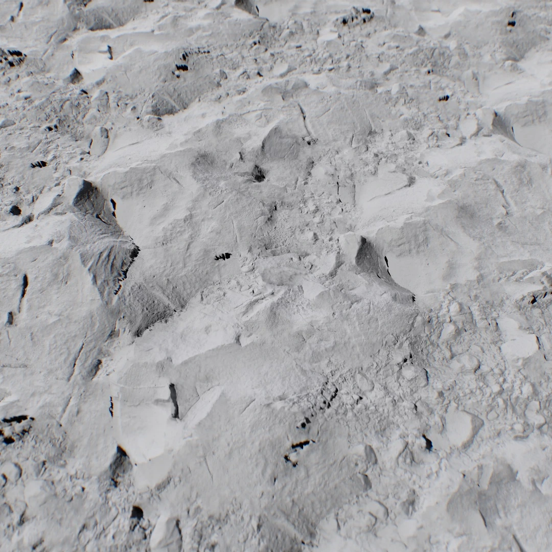 Mossy Volcanic Rock Ground Texture