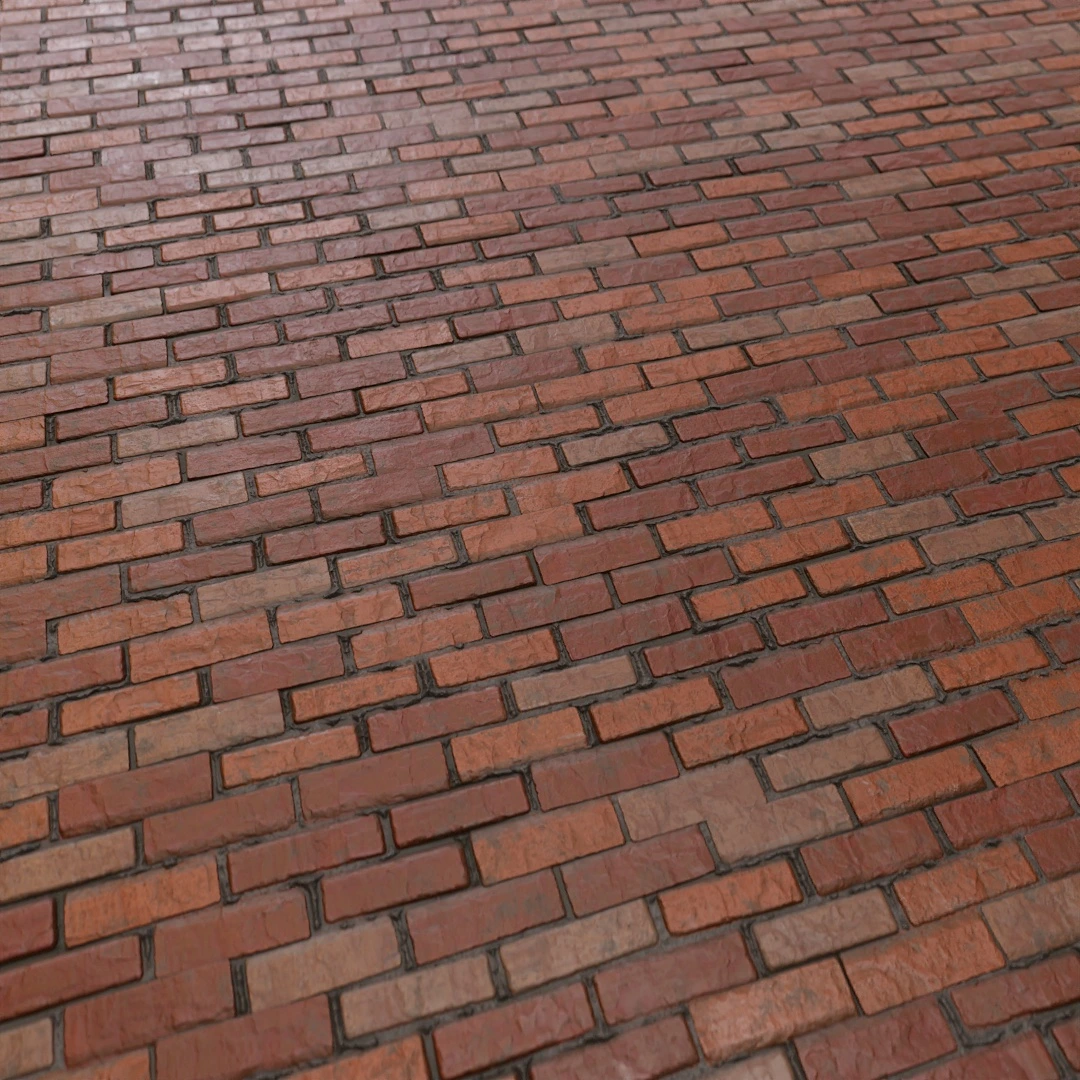 Multicolored Brick Wall Texture