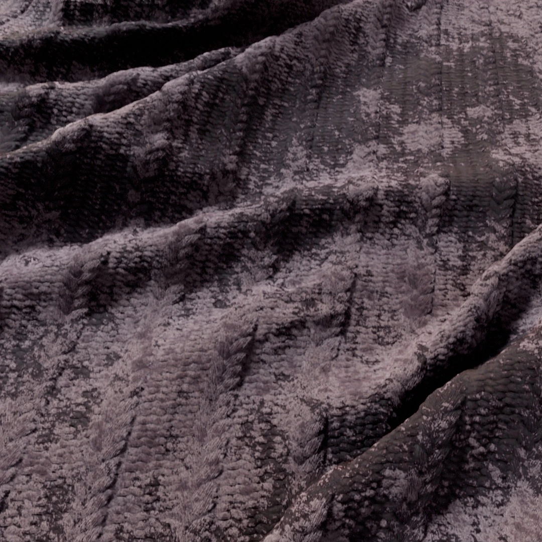 Mystic Knit Charcoal Fabric Texture