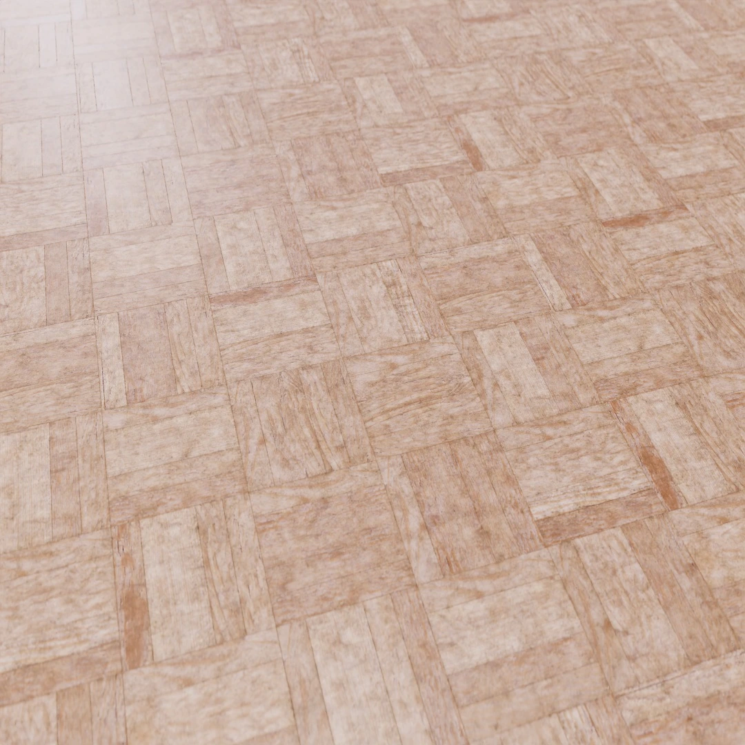 Natural Pine Mosaic Parquet Texture