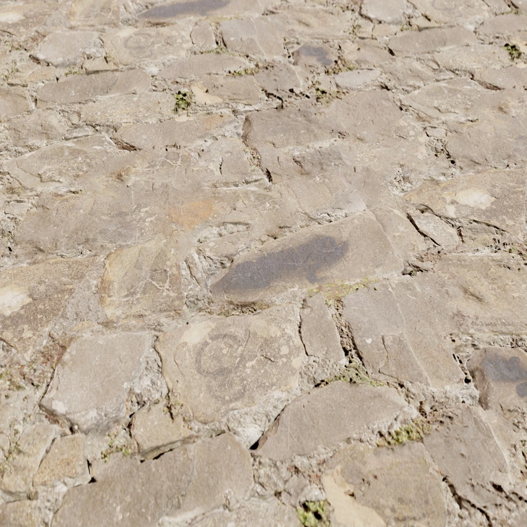 Old Cracked Stone Wall Texture