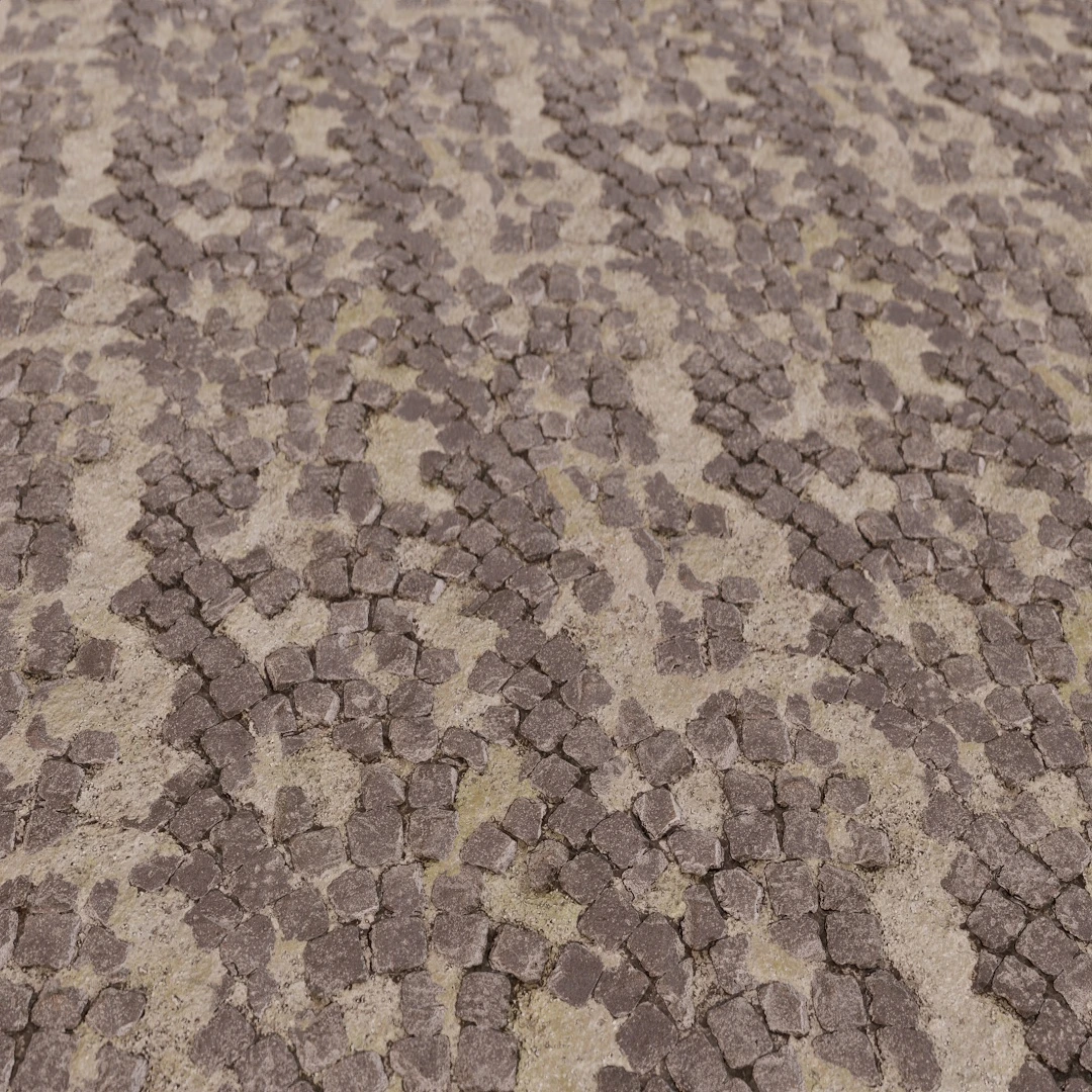 Old Damaged Cobblestone Texture
