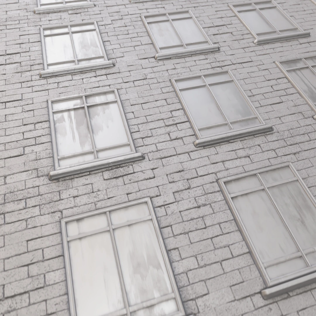 Old Red Brick Facade Texture