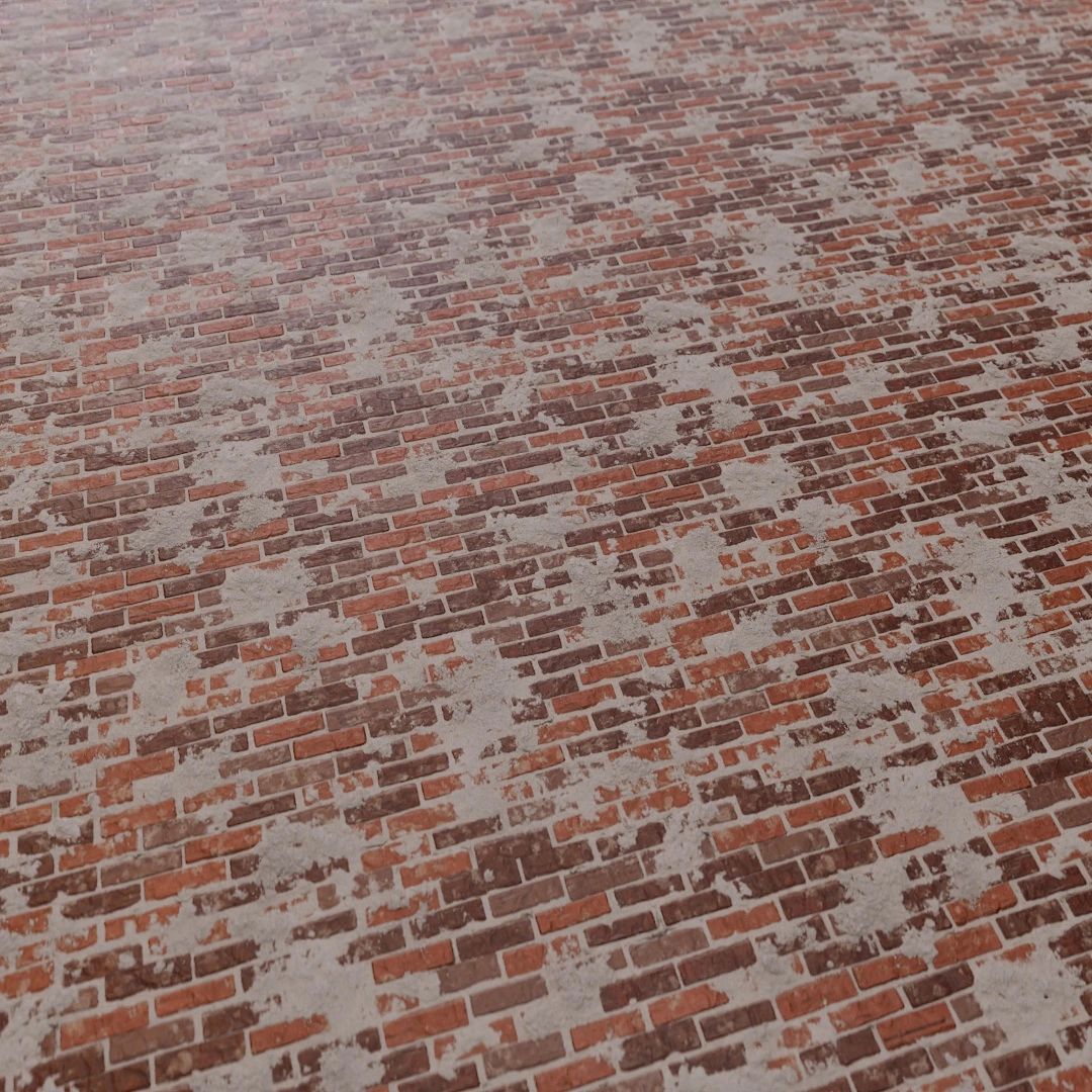 Old Red Brick Wall Texture