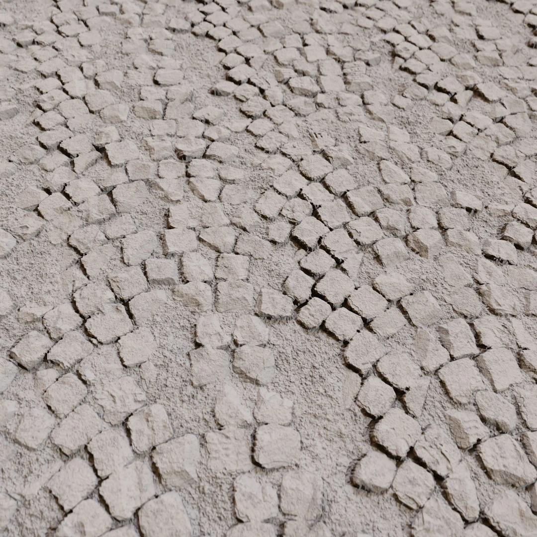 Old Weathered Cobblestone Texture