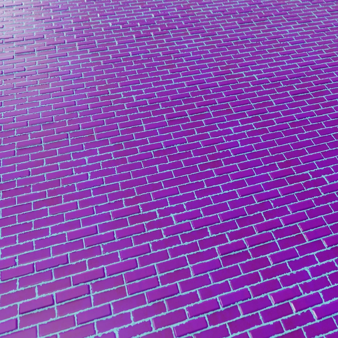 Purple Brick Facade Texture