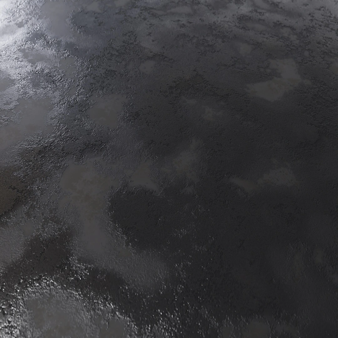 Rain Soaked Asphalt Road Texture