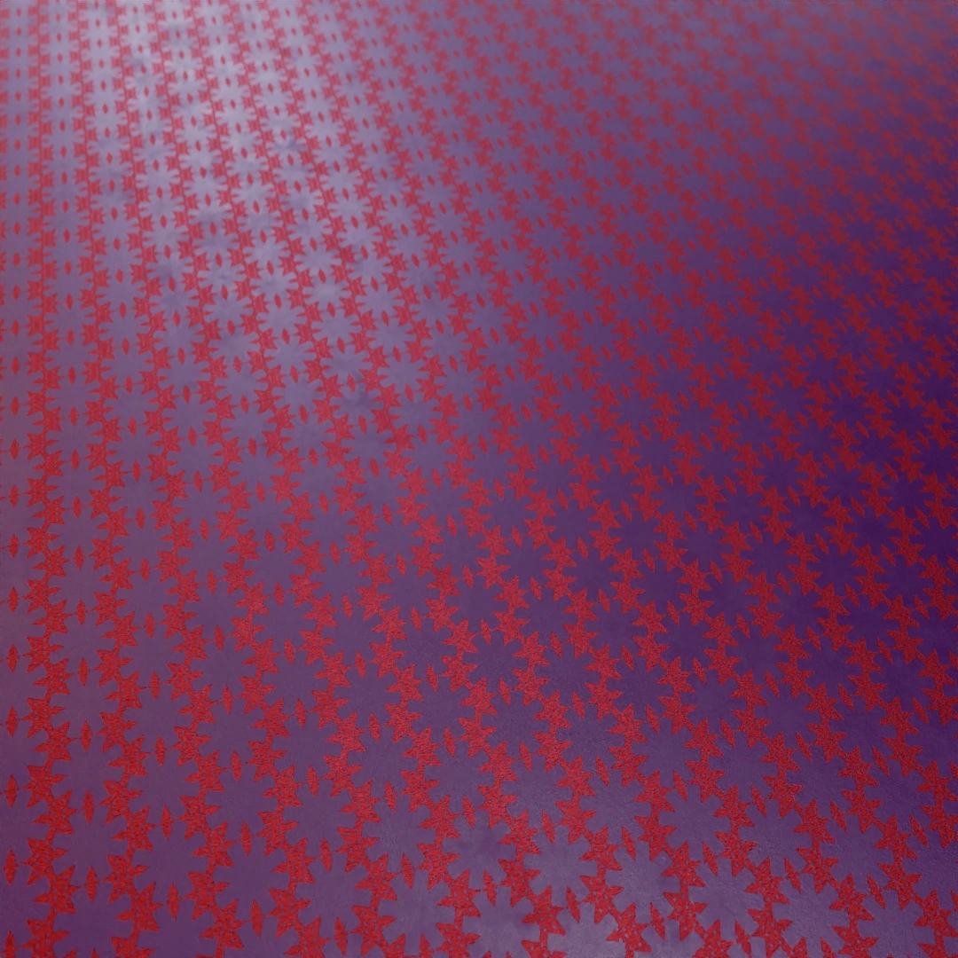 Red Purple Star Patterned Texture