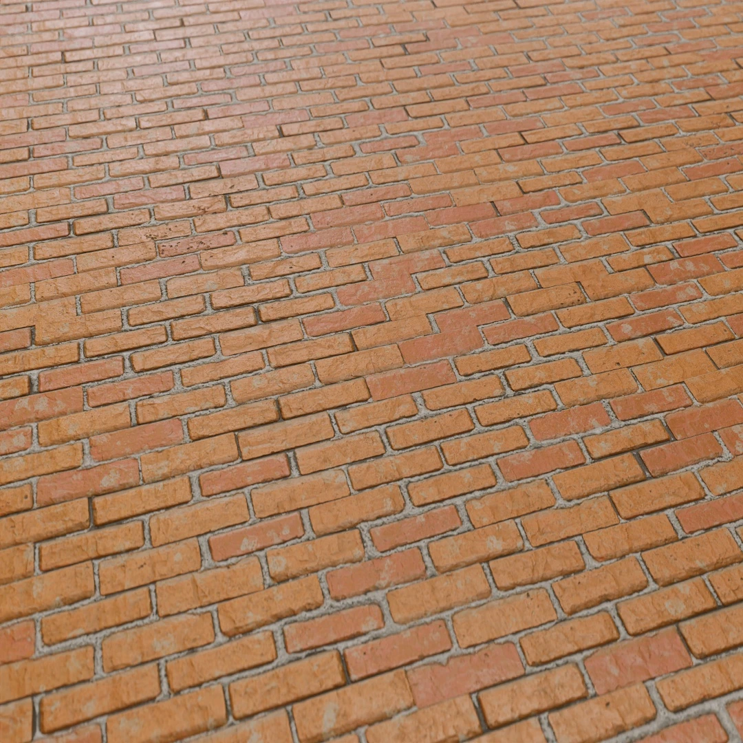 Red Rough Brick Wall Texture