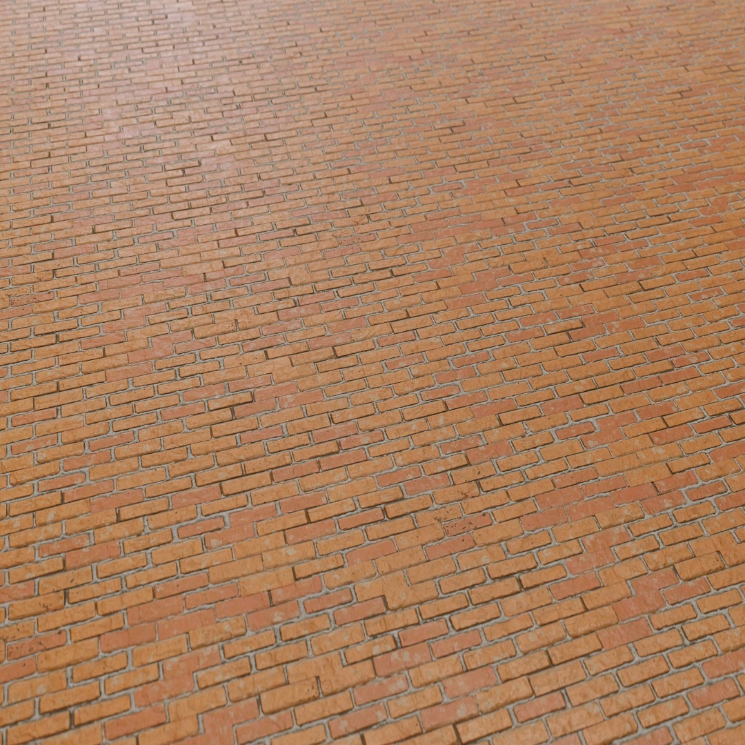 Red Rough Brick Wall Texture