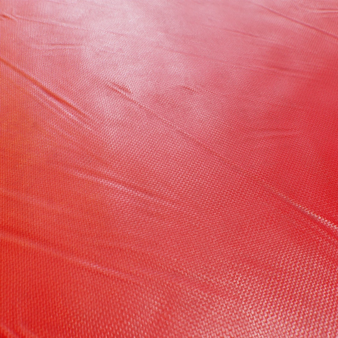 Red Woven Polyethylene Tarp Texture