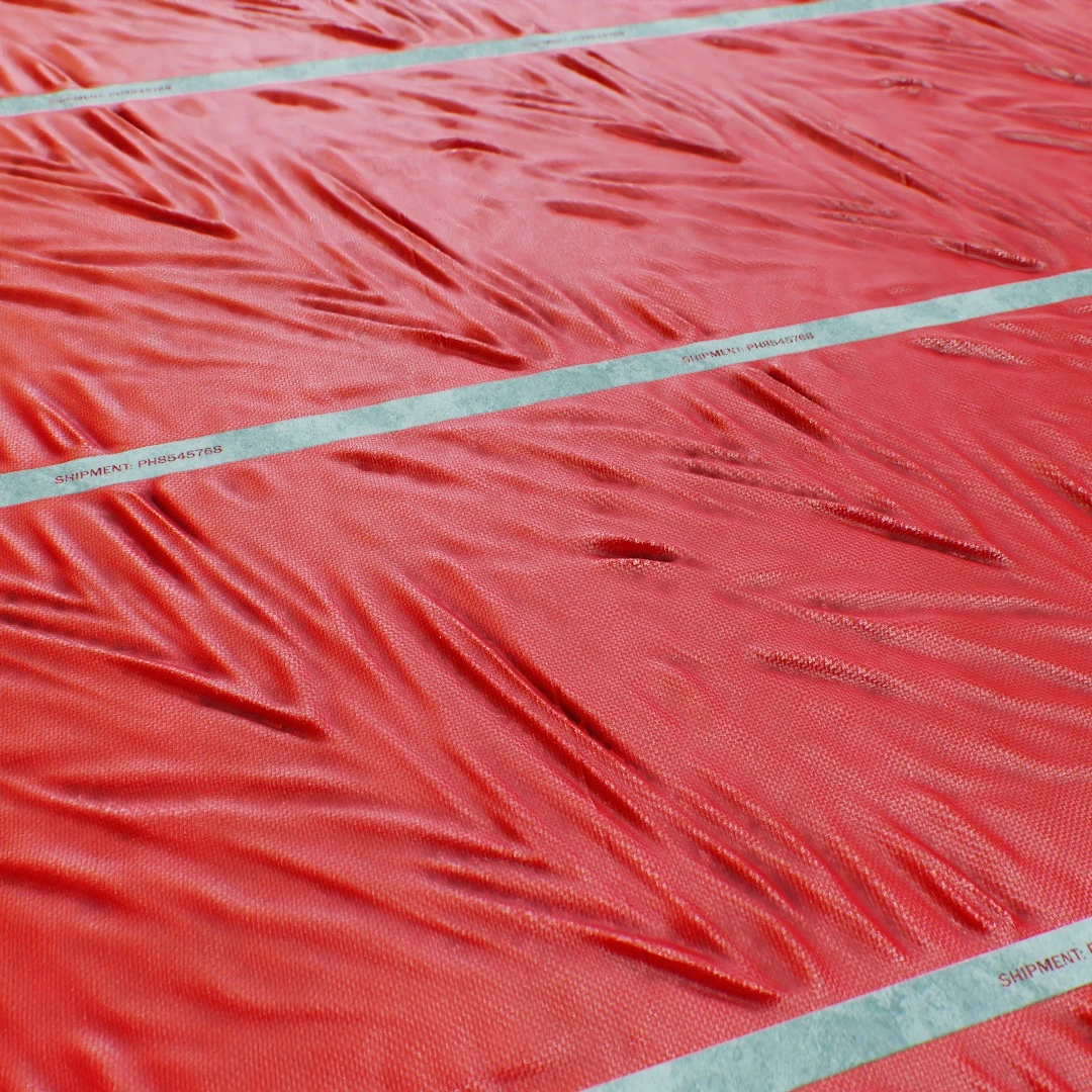 Red Woven Tarpaulin Texture 3060 - LotPixel