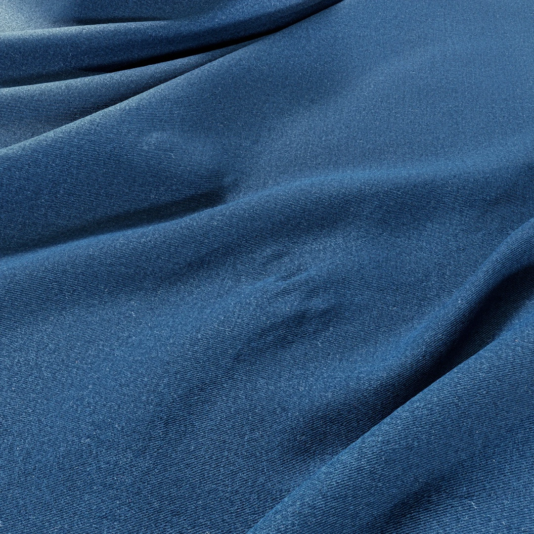 Ribbed Blue Denim Fabric Texture 5359 - LotPixel
