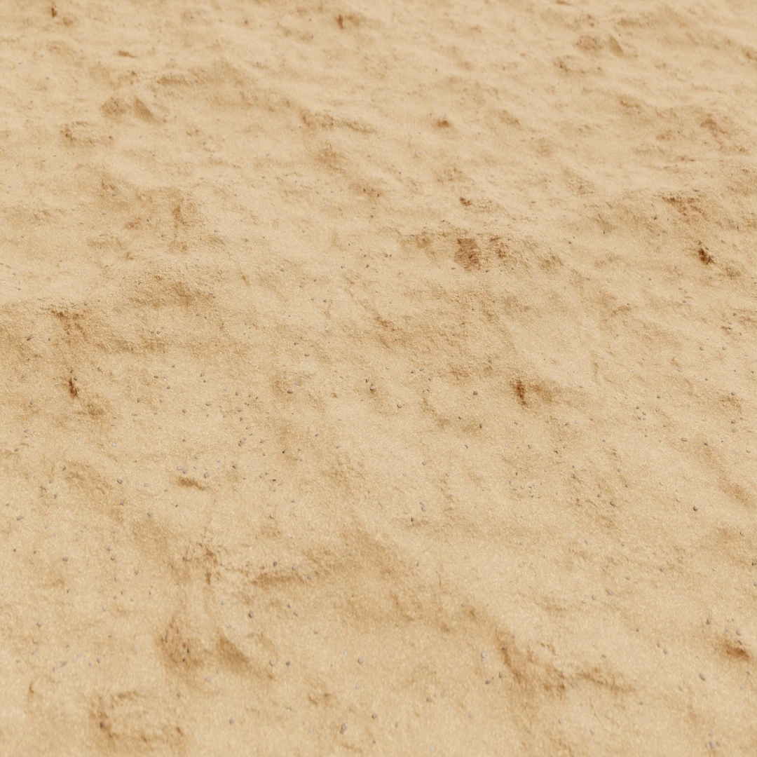 Rippled Golden Beach Sand Texture