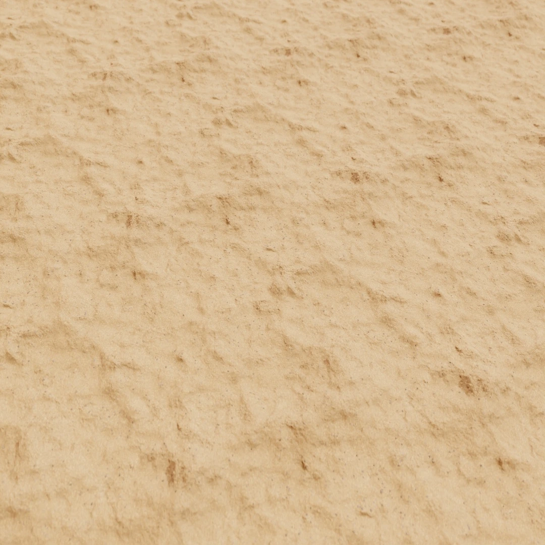 Rippled Golden Beach Sand Texture