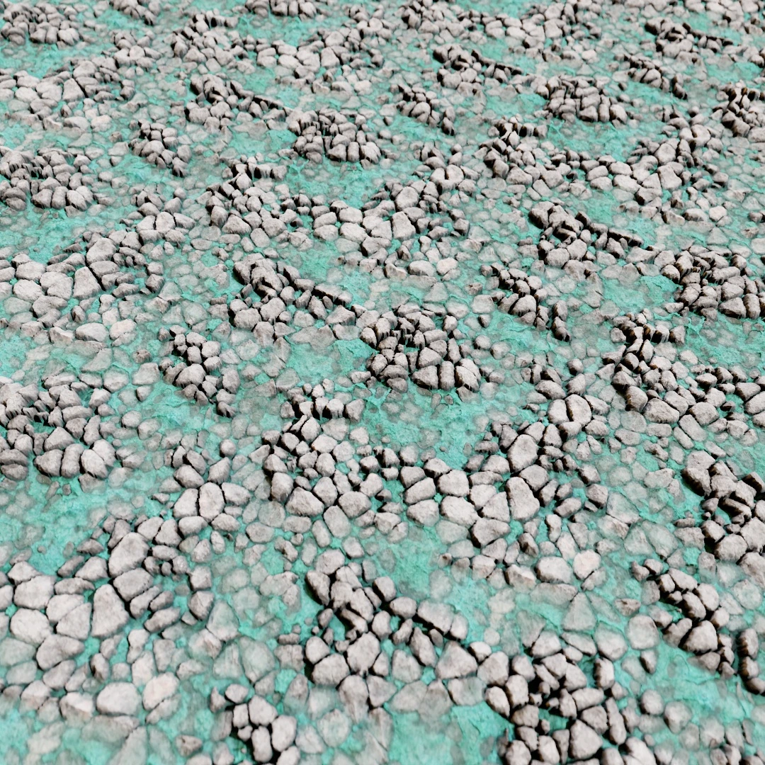 Rough Aged Stone Mosaic Texture