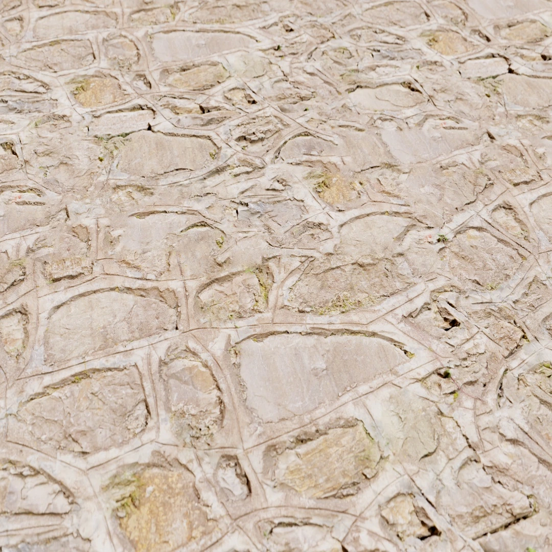 Rough Cracked Stone Wall Texture