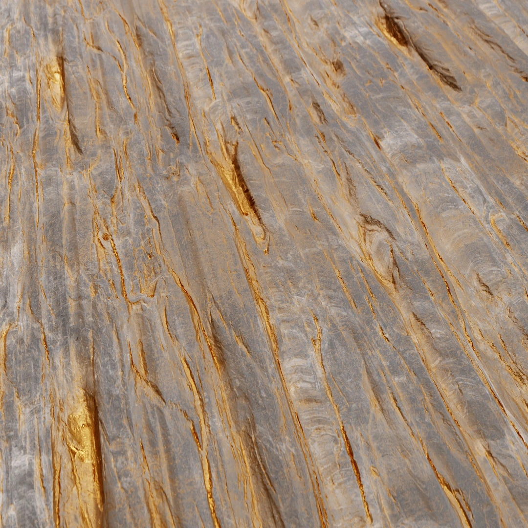 Rough Veined Gold Ore Texture