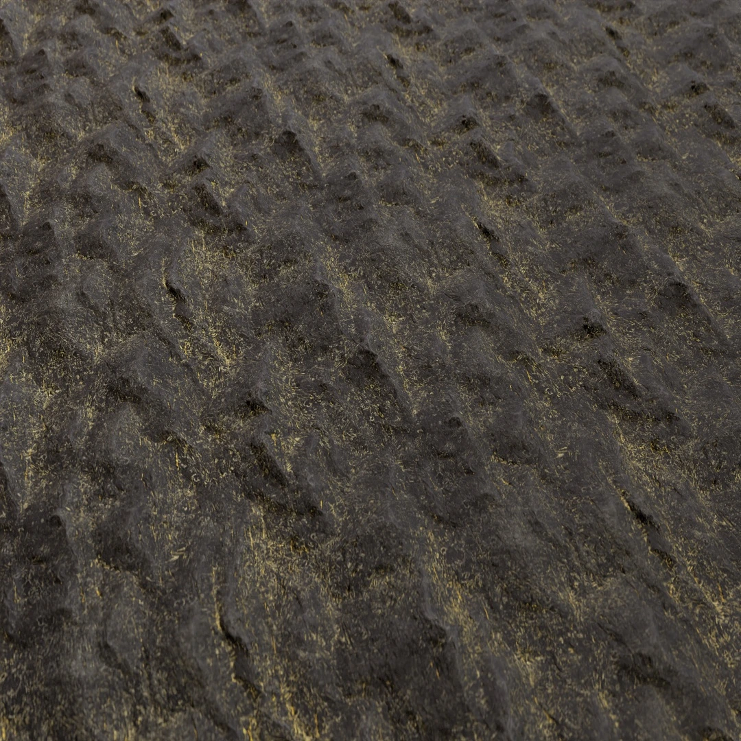 Rough Veined Gold Ore Texture
