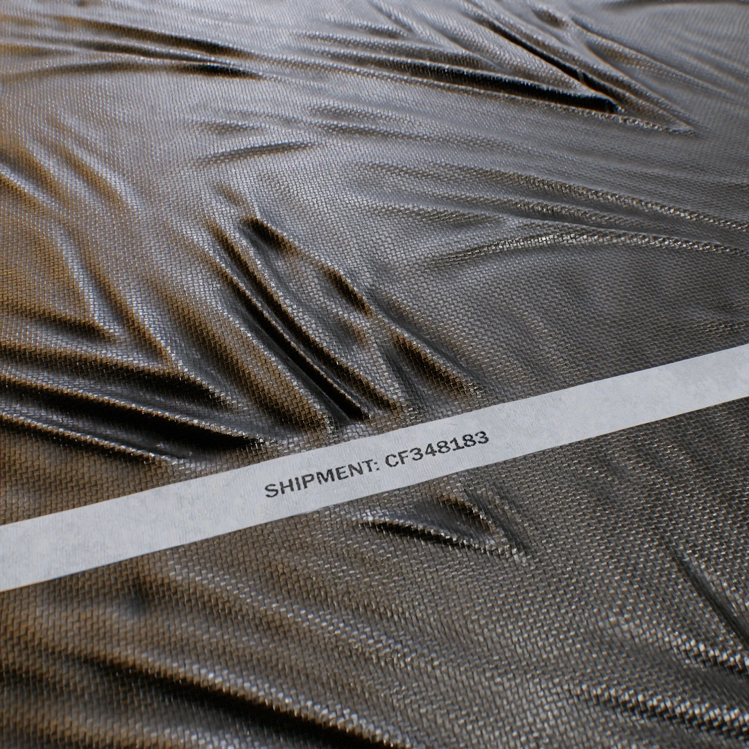 Rugged Black Tarpaulin Texture