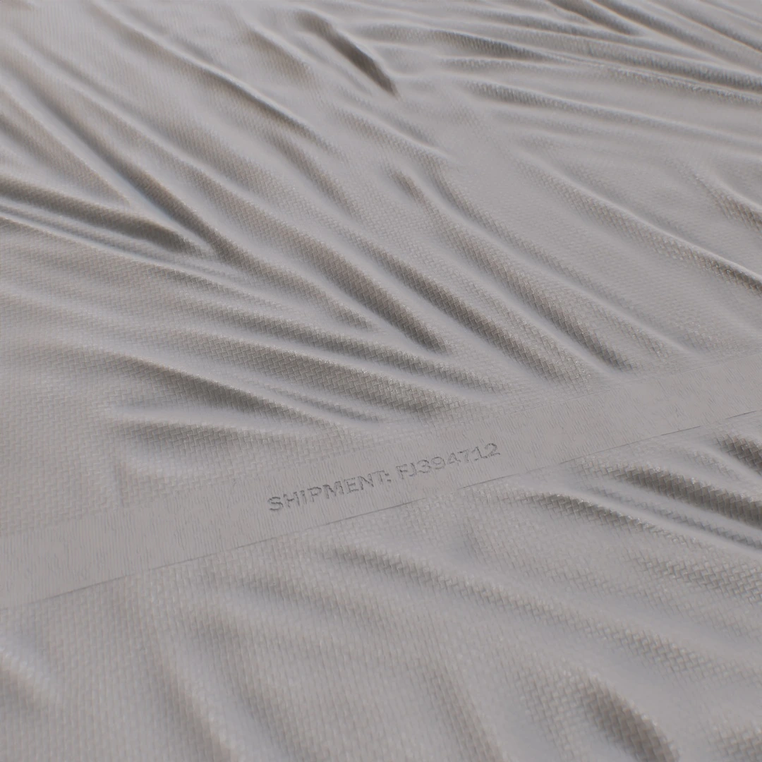 Rugged Ebony Tarpaulin Texture
