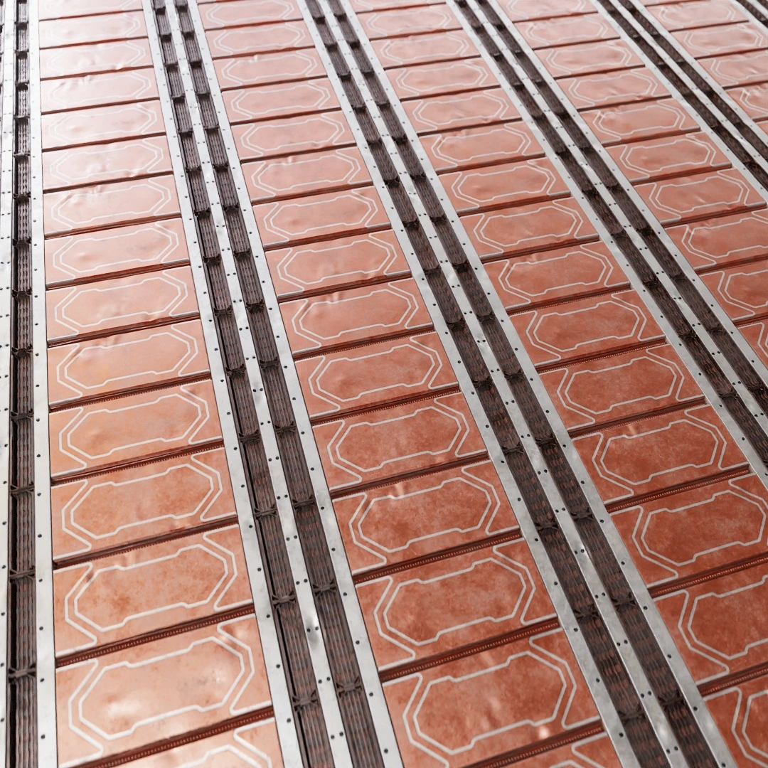 Rusted Sci-Fi Metal Floor Texture