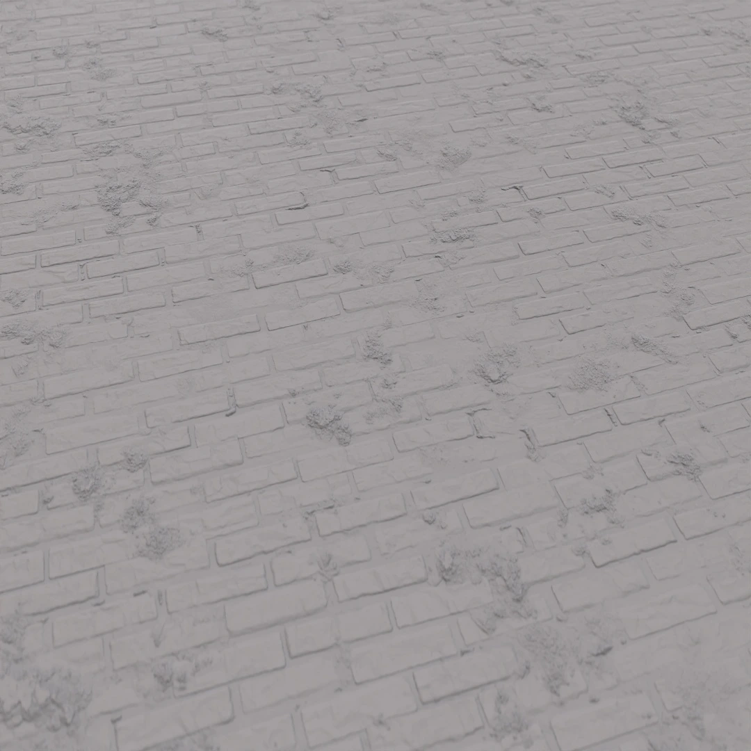 Rustic Aged Brick Facade Texture