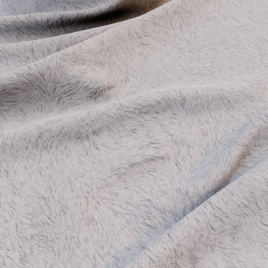 Rustic Auburn Faux Fur Texture