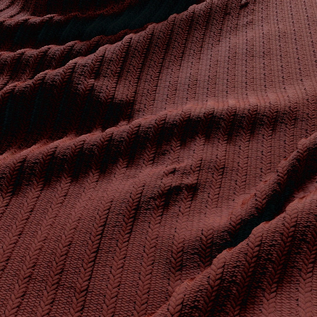 Rustic Cinnamon Weave Fabric Texture