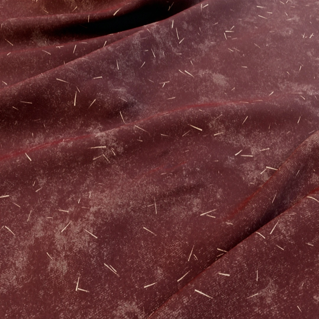 Rustic Dirty Crimson Fabric Texture