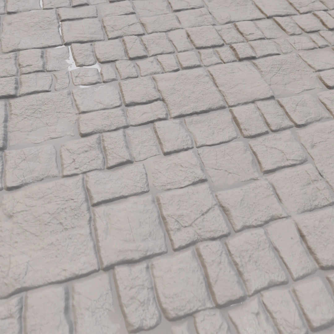 Rustic Mosaic Cobblestone Texture