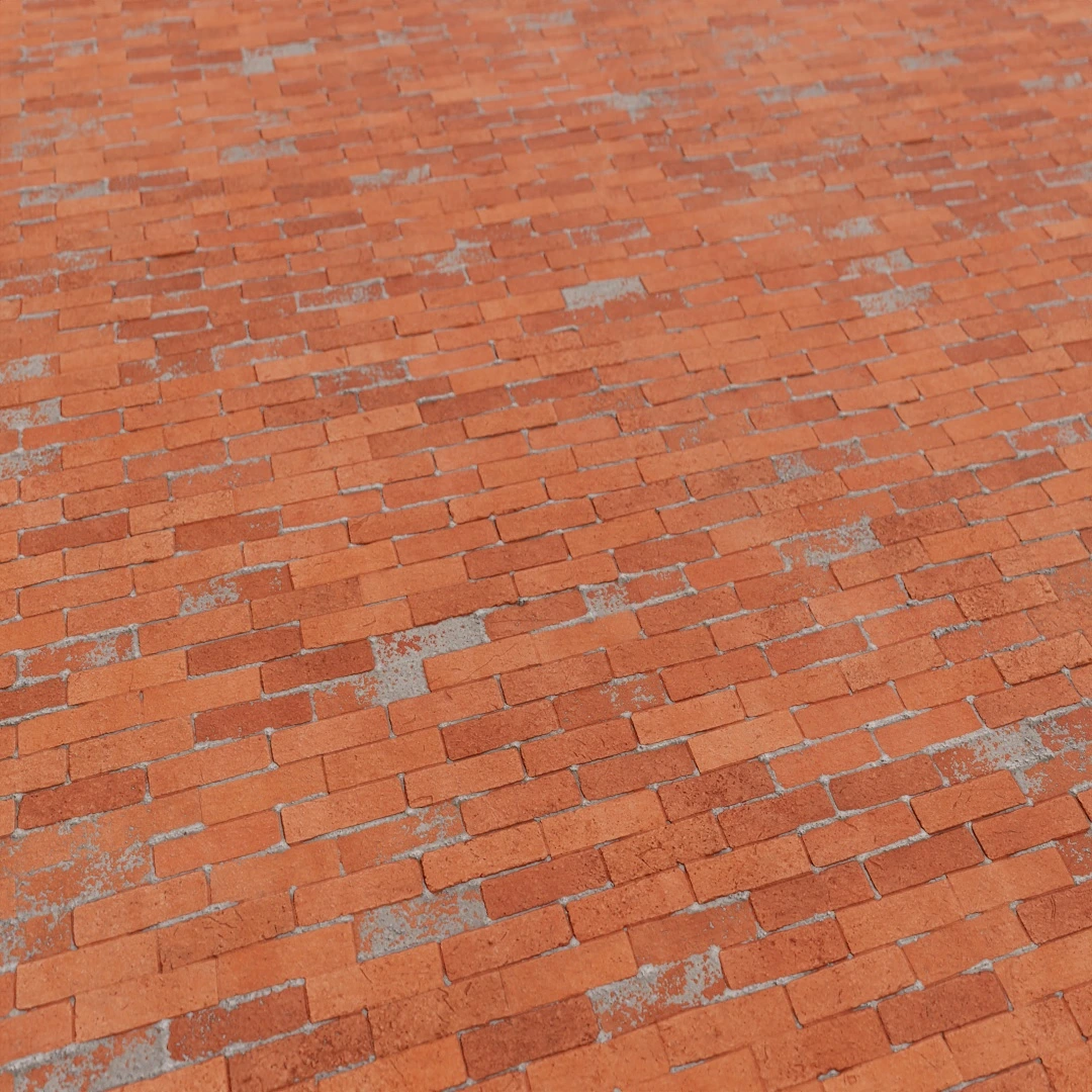 Rustic Red Rough Brick Texture
