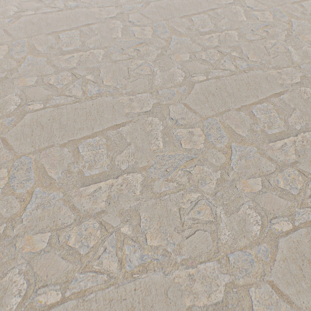 Rustic Weathered Stone Floor Texture