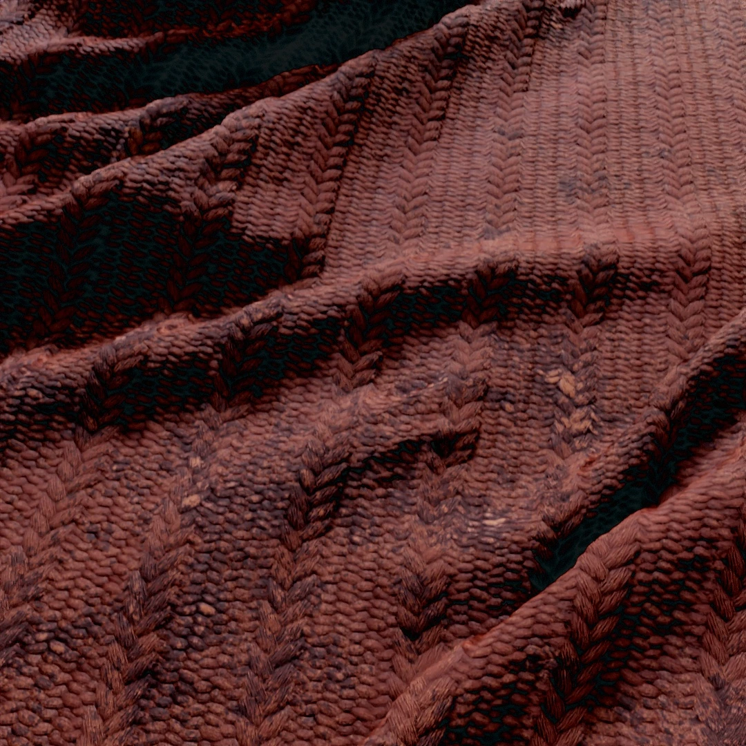 Rustic Woven Sienna Fabric Texture