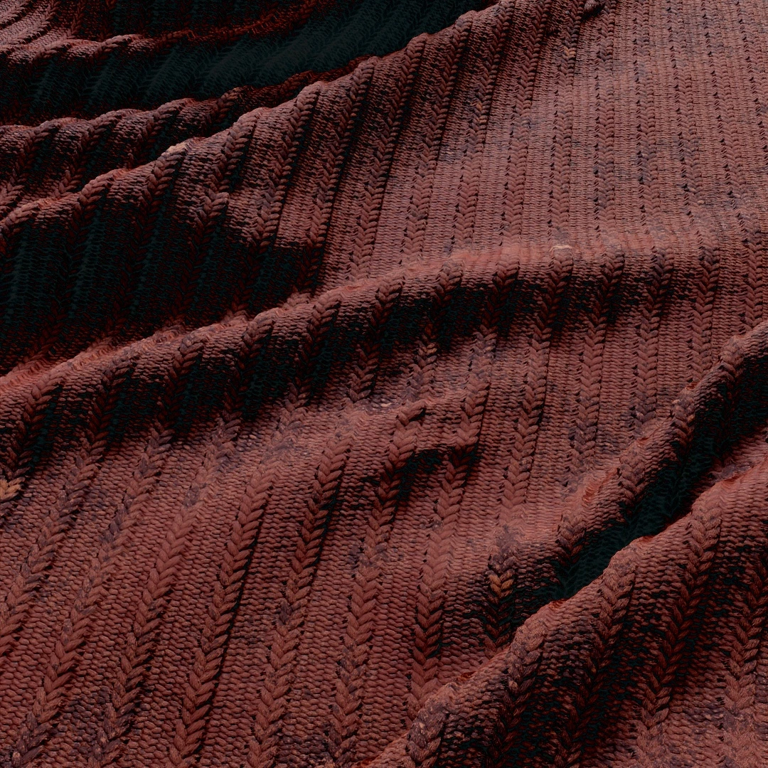 Rustic Woven Sienna Fabric Texture