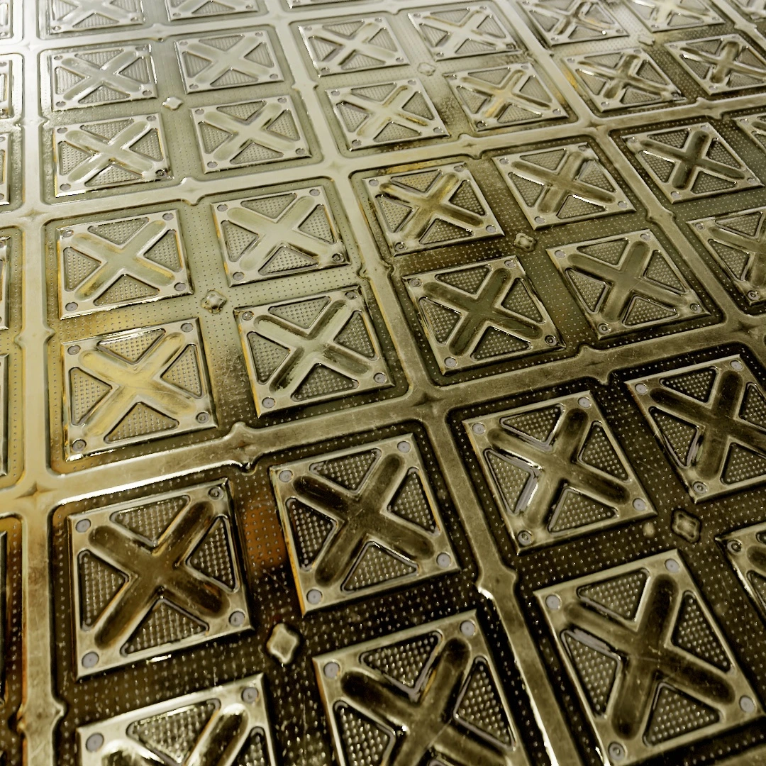 Sci-Fi Aged Metal Panel Texture