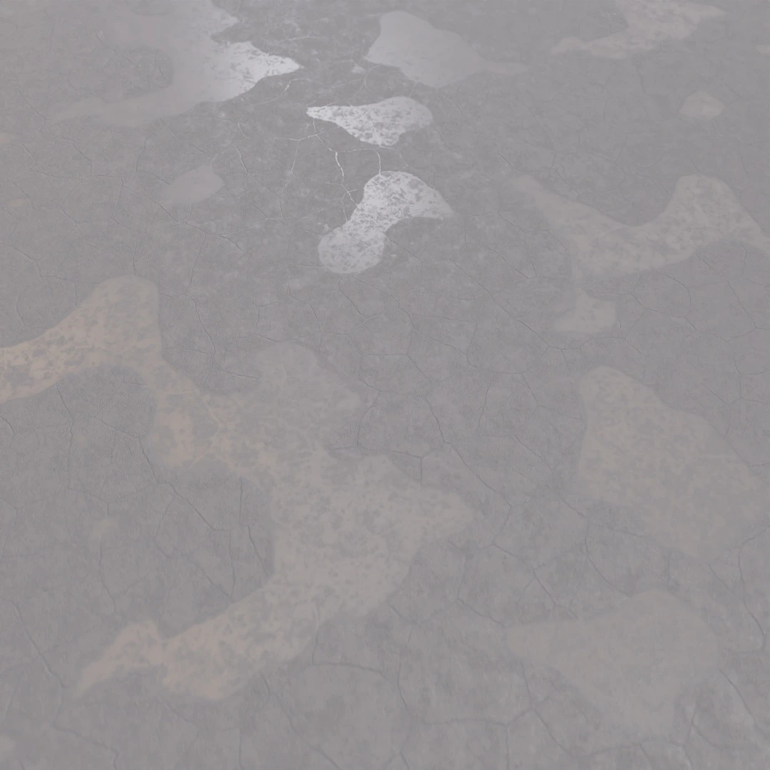 Single Lane Icy Asphalt Texture
