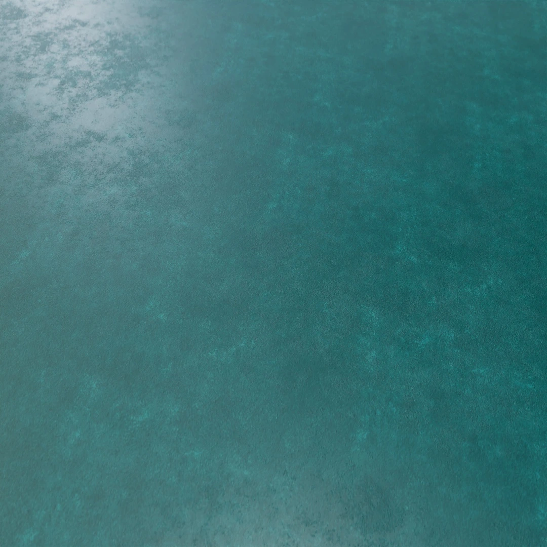 Smooth Teal Concrete Texture