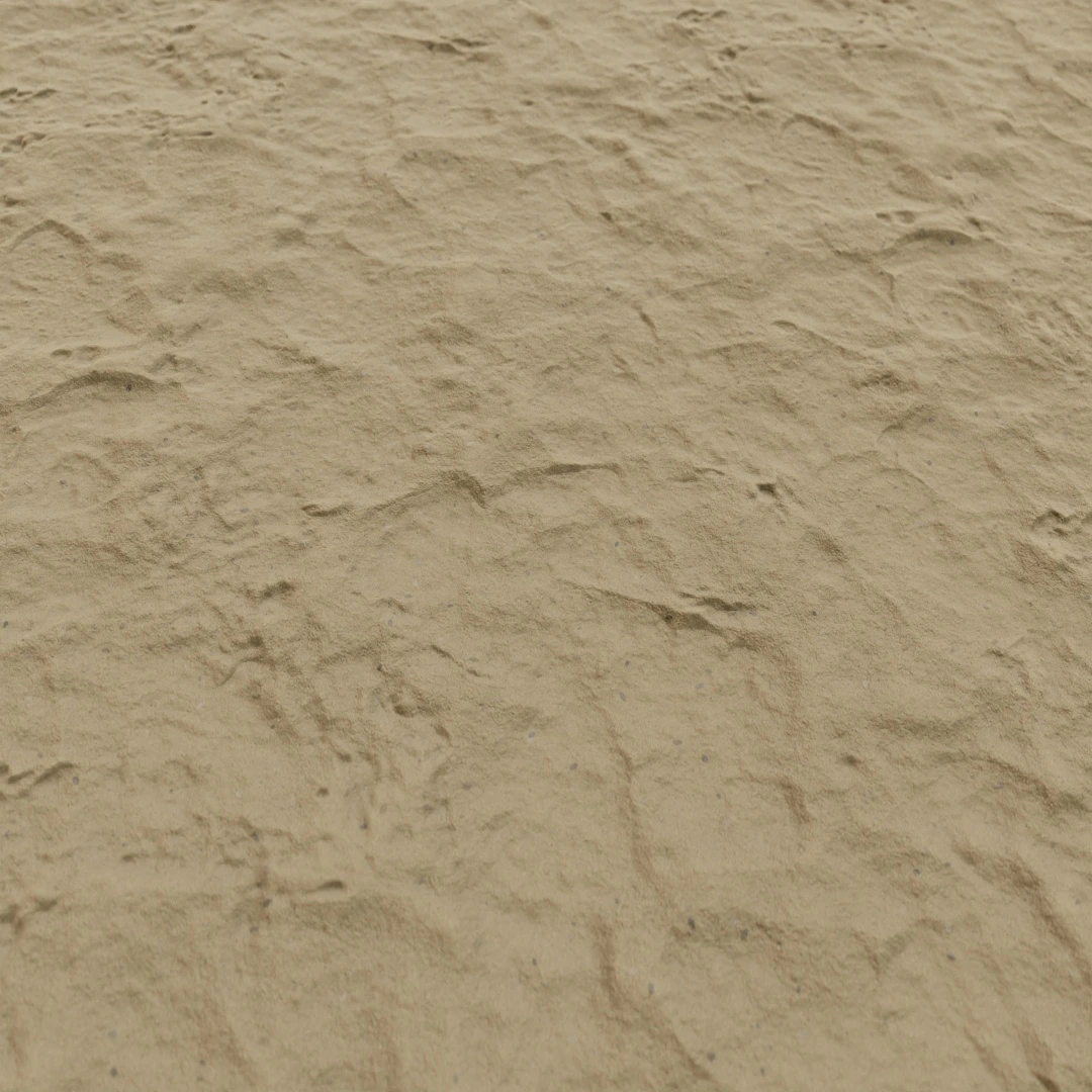 Soft Rippled Beach Sand Texture