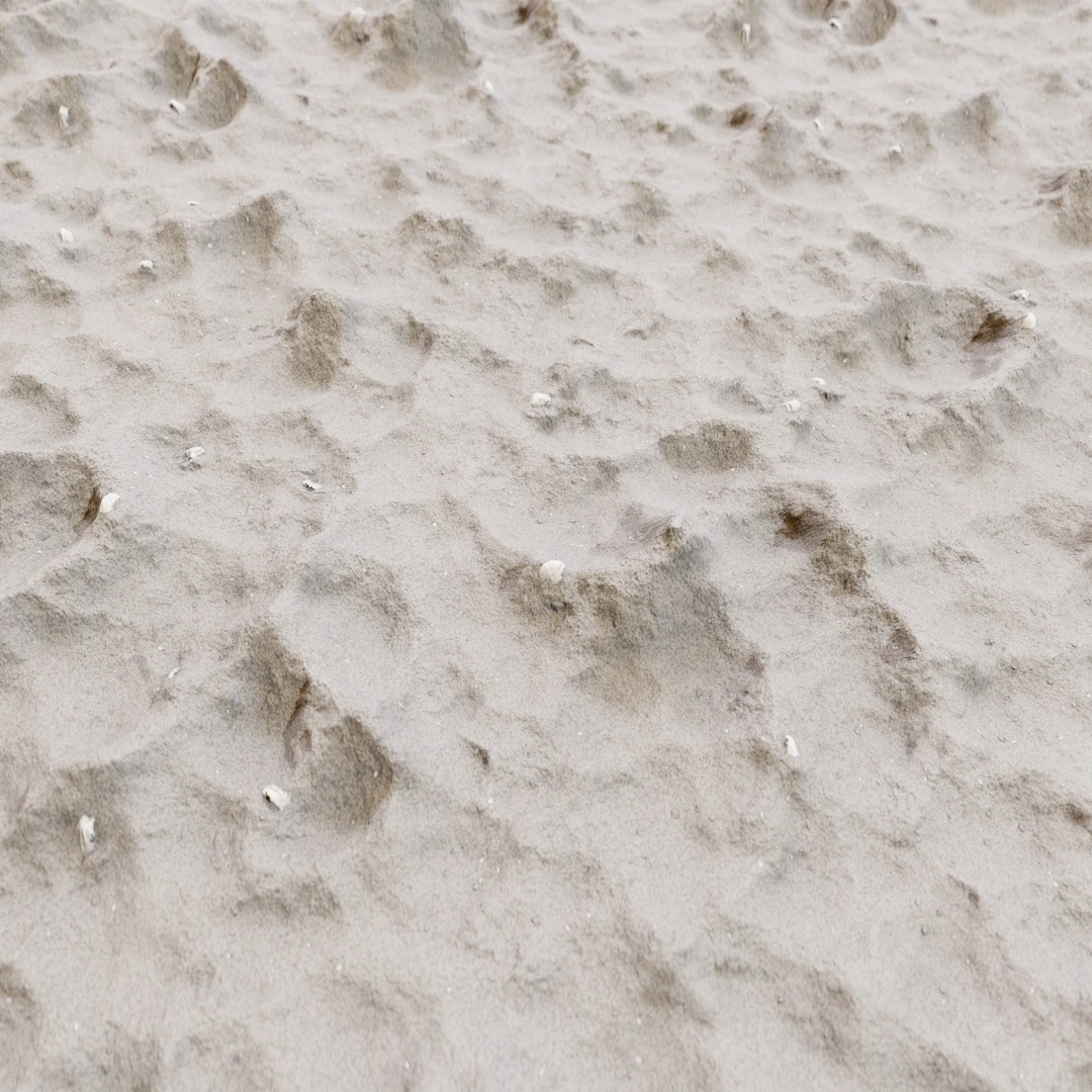 Soft Rippled Coastal Beach Texture