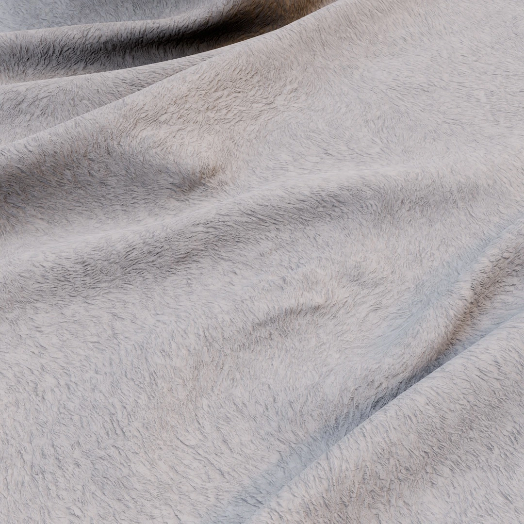 Soft Taupe Faux Fur Texture