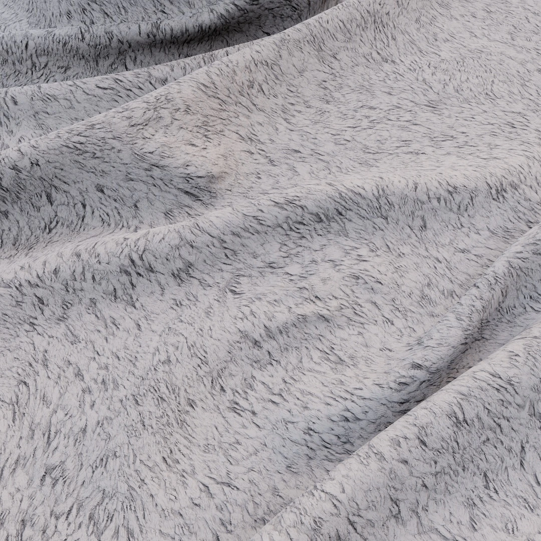 Soft Vintage Faux Fur Texture
