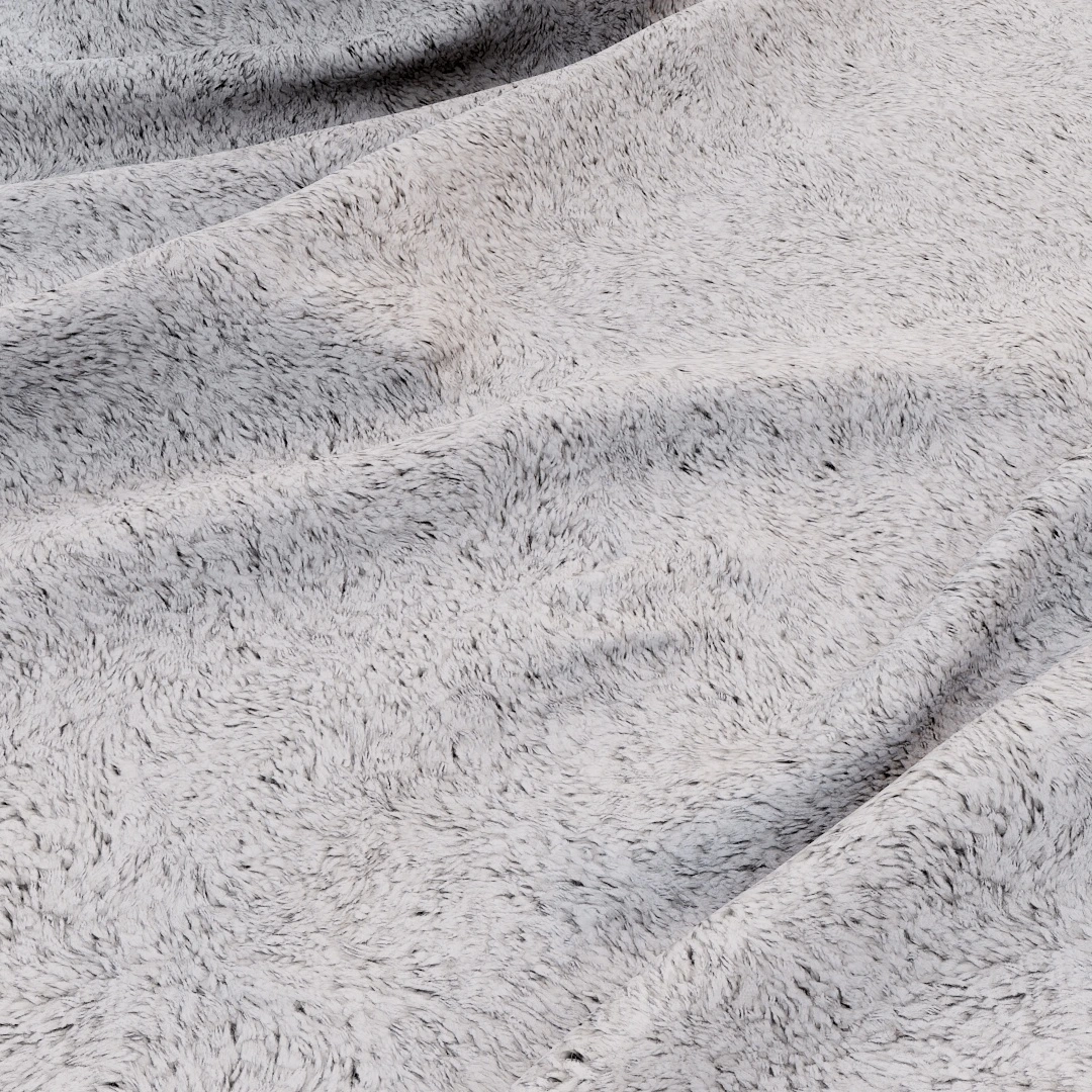 Soft Vintage Faux Fur Texture