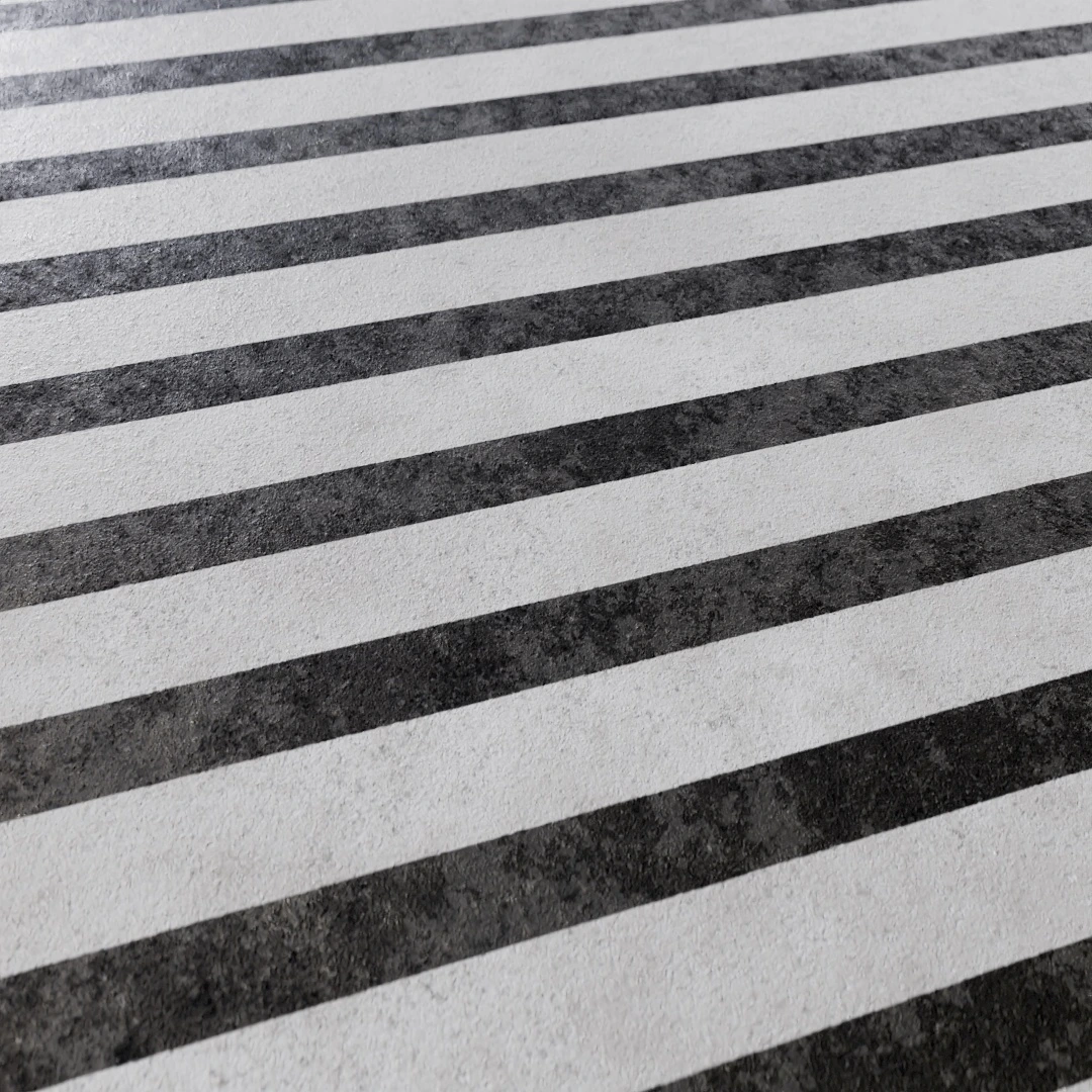 Striped Concrete Crosswalk Texture