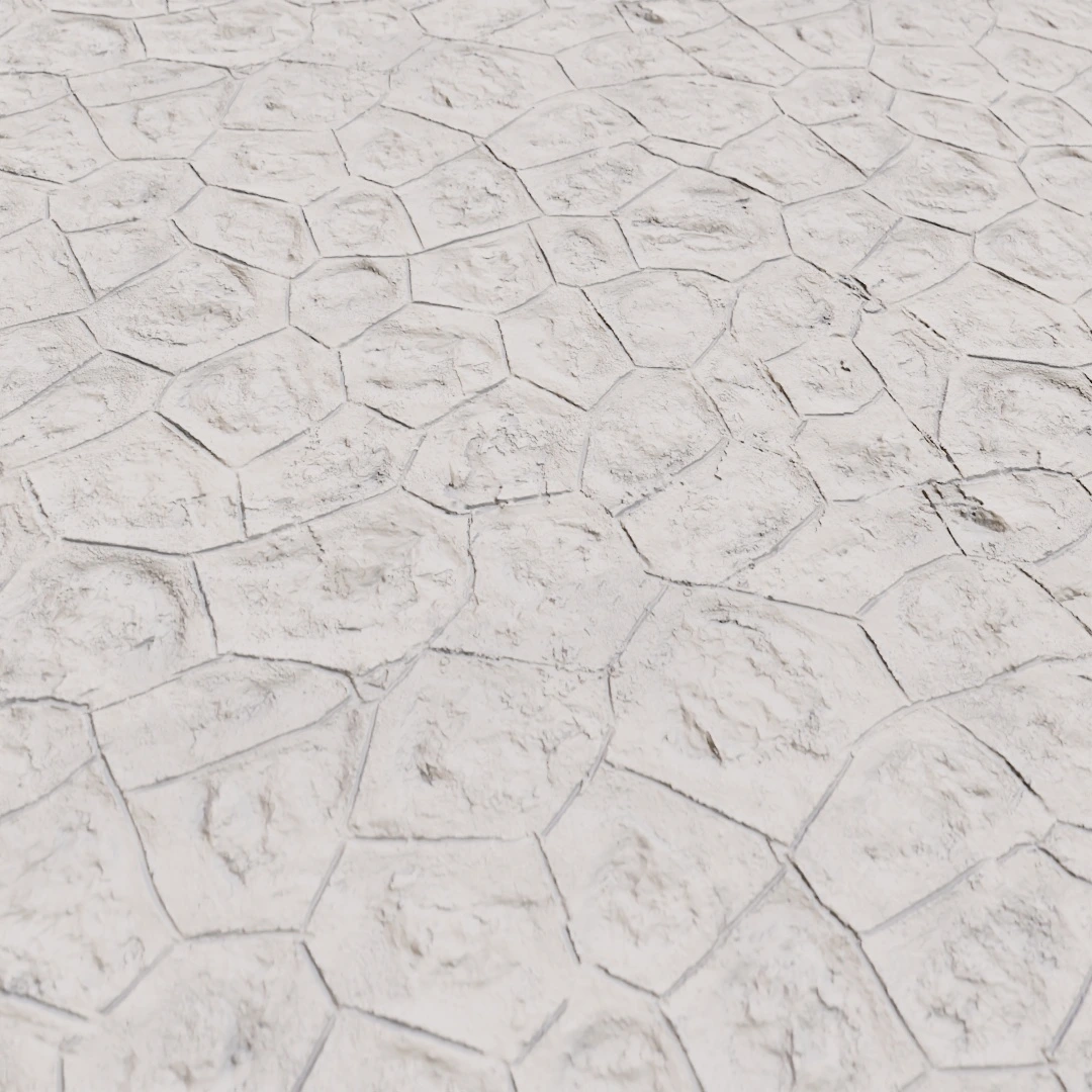 Thin Mosaic Stone Wall Texture