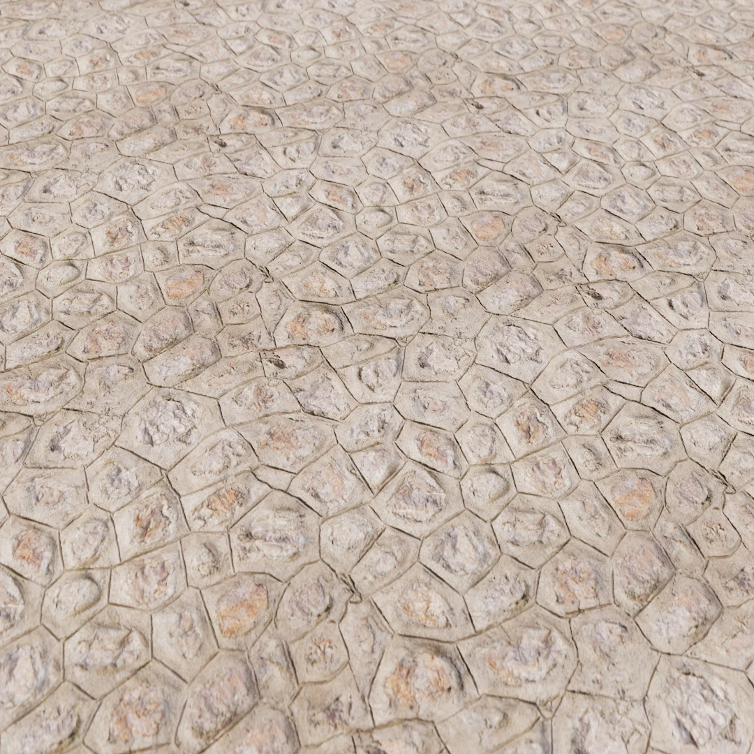 Thin Mosaic Stone Wall Texture
